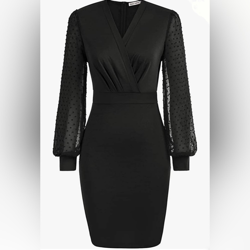 🆕 Grace Karin Black Dress - Picture 5 of 17